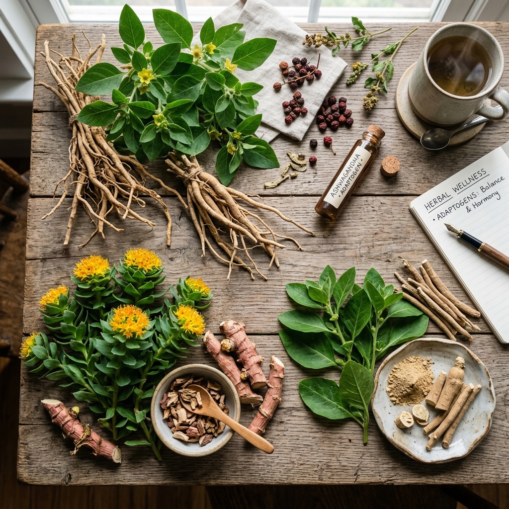 The Adaptogen Advantage: Regulating Cortisol with Ancient Herbs