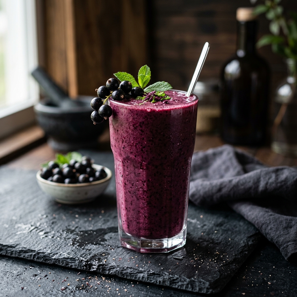 Vascular-Boost Blackcurrant Smoothie