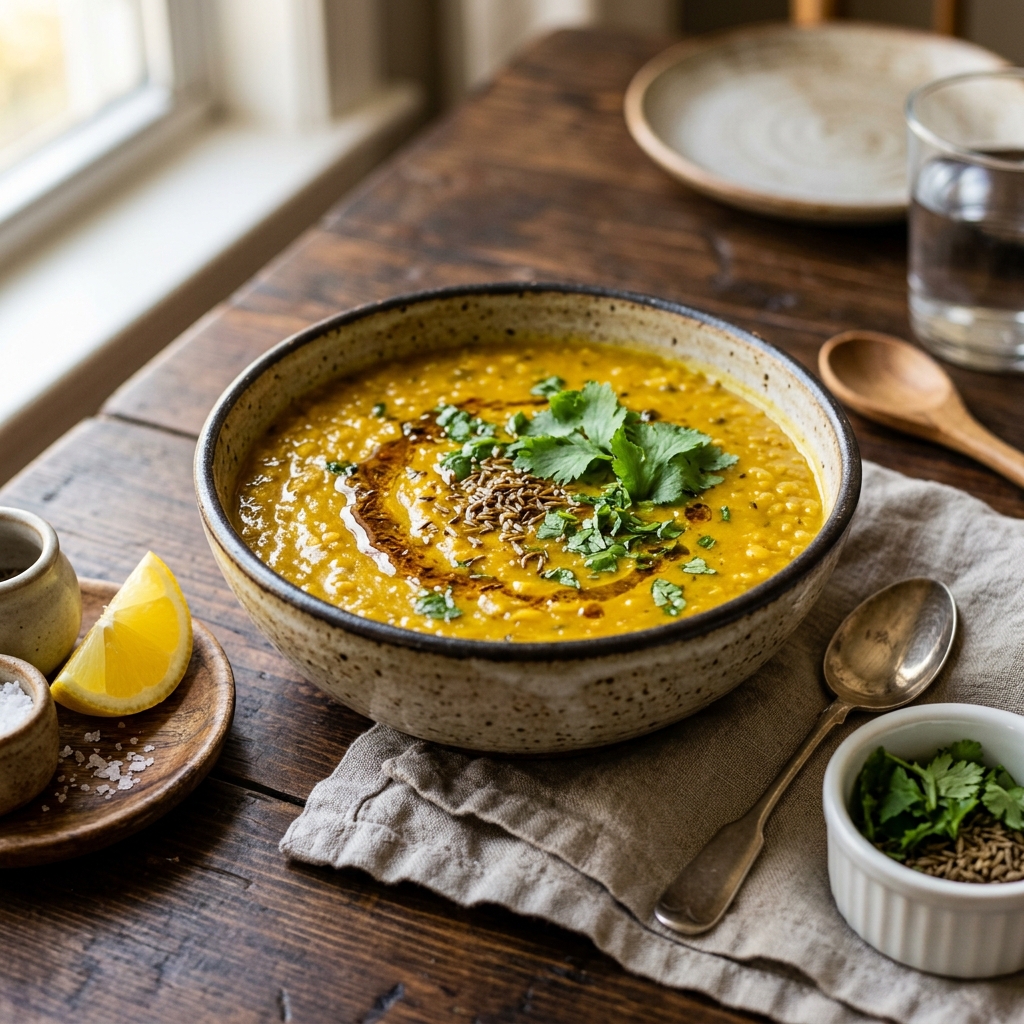 Sopa de Lentejas al Cuminaldehído