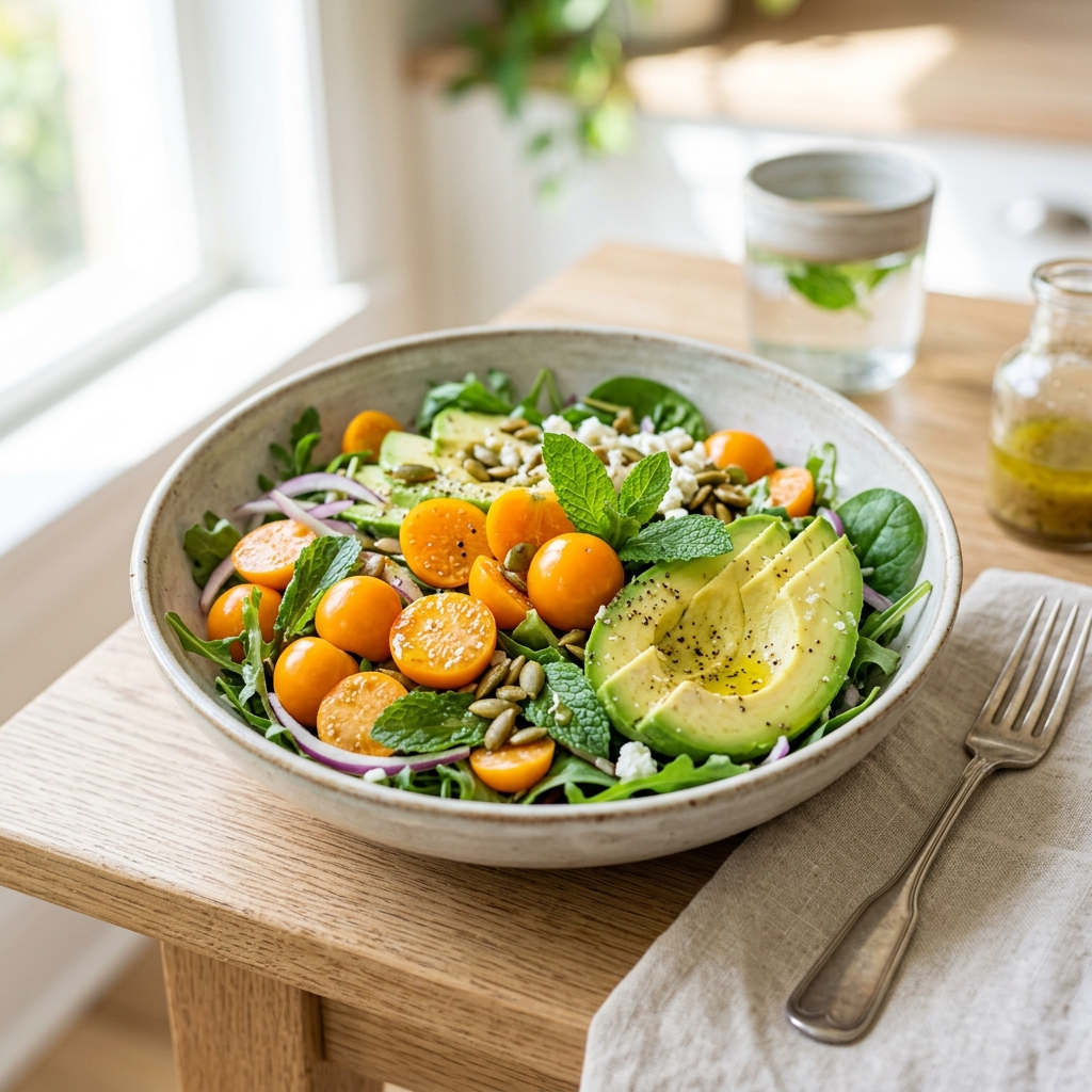 Ensalada de uchuvas para la defensa oxidativa