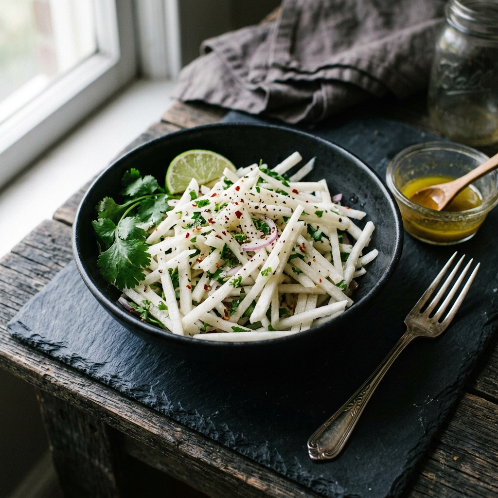 Ensalada prebiótica de inulina
