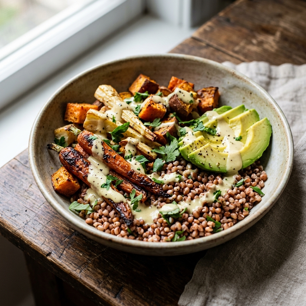 Hearty Sorghum Microbiome Bowl