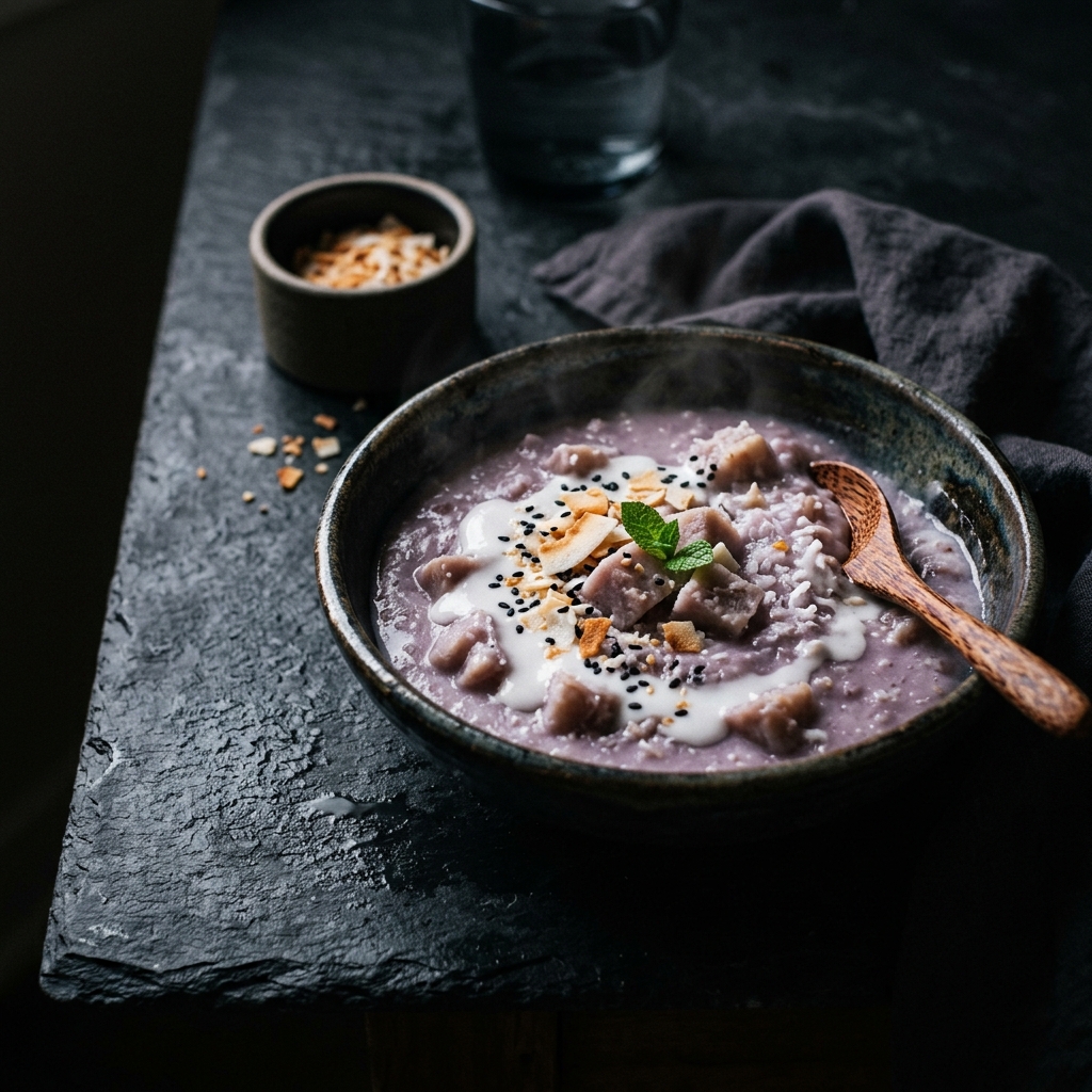 Taro & Coconut Prebiotic Pudding