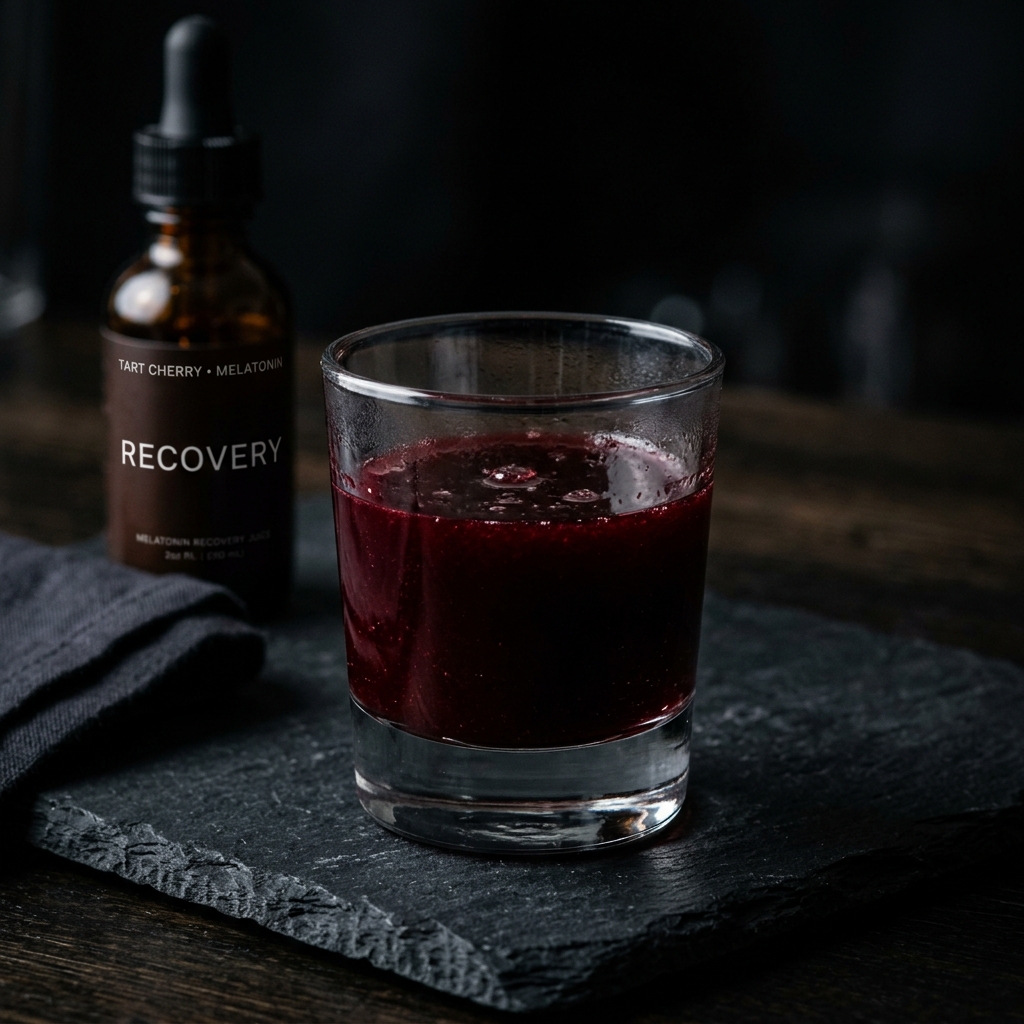 Jugo de recuperación con melatonina