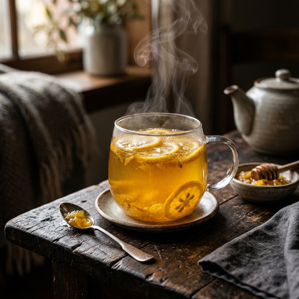 Neuro-Calming Yuzu Honey Tea