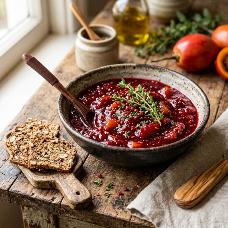 Tangy Tamarillo Chutney